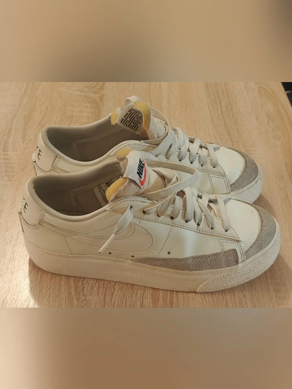 Nike Blazer Low Platform Triple Sail White Women’s Sneakers Size 8.5